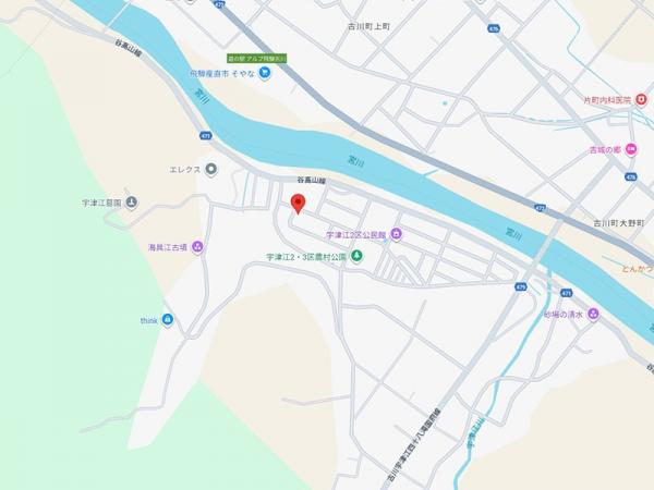 【ご商談中】高山市国府町宇津江 中古戸建 5DK 現地案内図 