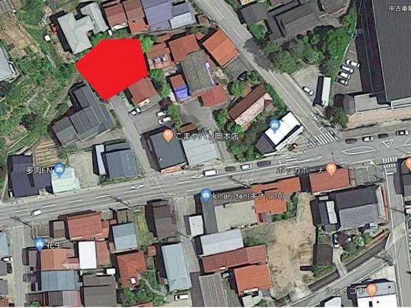 高山市上岡本町7丁目 住宅用土地 85.3坪 区画図 