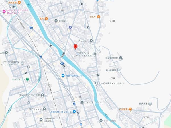 高山市片野町2丁目 中古戸建 6DK 現地案内図 