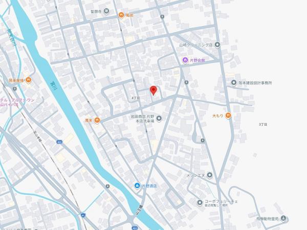 高山市片野町4丁目 中古戸建 6DK 現地案内図 