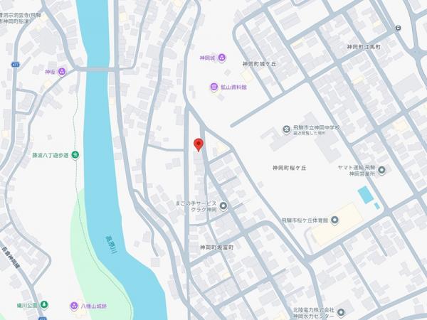 飛騨市神岡町坂富 中古戸建 3LDK 現地案内図 