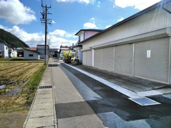 高山市国府町広瀬町 倉庫付土地 96.61坪 前面道路含む現地写真 