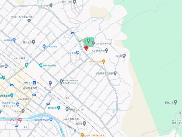 飛騨市古川町上気多 中古戸建 7K 現地案内図 