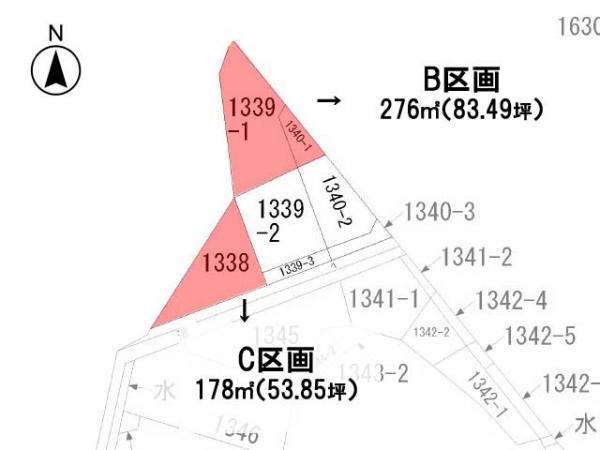 下呂市萩原町上村 住宅用土地 53.84坪 