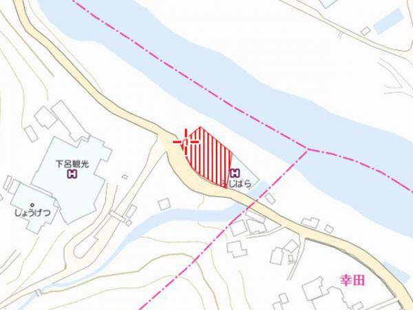 下呂市萩原町 駐車場用地 366.58坪 