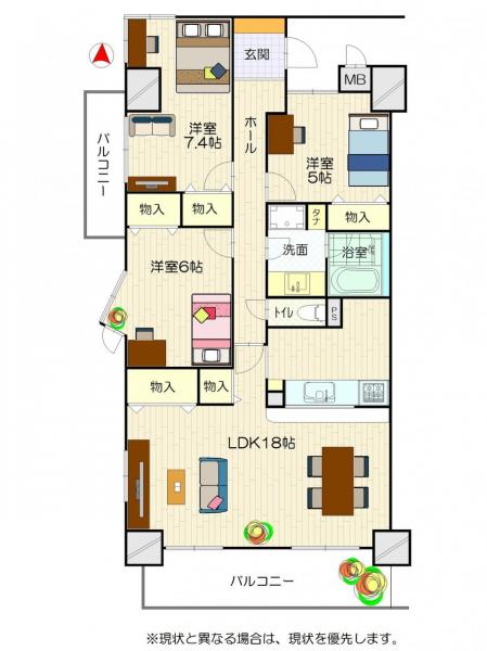 中古マンション 徳島市川内町沖島 JR高徳線吉成駅 1390万円
