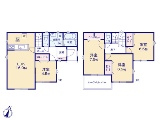 新築戸建 徳島市雑賀町西開 JR牟岐線文化の森駅 2,980万円