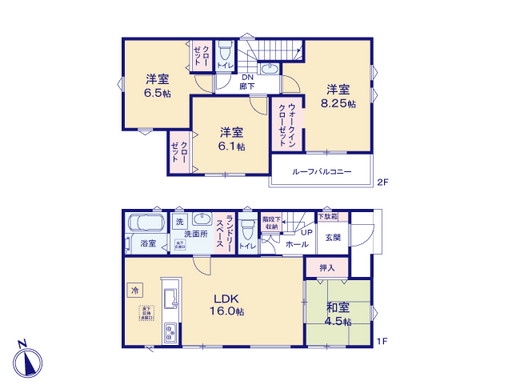 新築戸建 板野郡北島町鯛浜字向 JR高徳線吉成駅 3,090万円