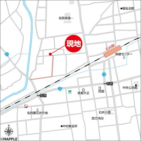 新築戸建 名西郡石井町石井字石井 JR徳島線石井駅 2,580万円