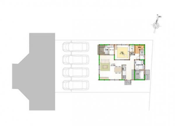 新築戸建 徳島市国府町西高輪 JR徳島線府中駅 2,198万円