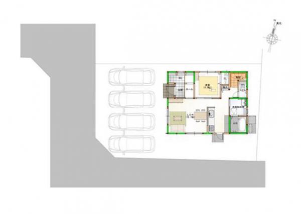 新築戸建 徳島市国府町西高輪 JR徳島線府中駅 2,298万円
