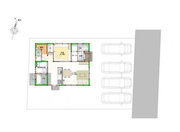 新築戸建 徳島市佐古八番町 JR徳島線蔵本駅 3,198万円
