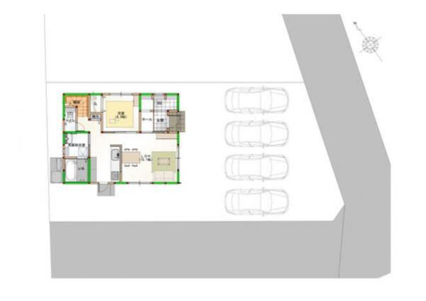 新築戸建 板野郡北島町北村字神屋敷 JR高徳線勝瑞駅 2,398万円