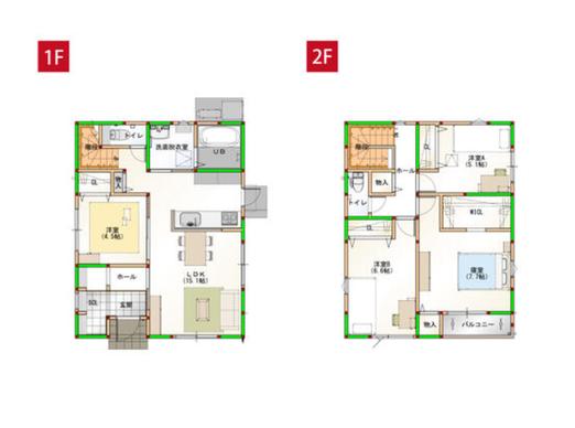 新築戸建 板野郡藍住町住吉字逆藤 JR高徳線勝瑞駅 2,498万円