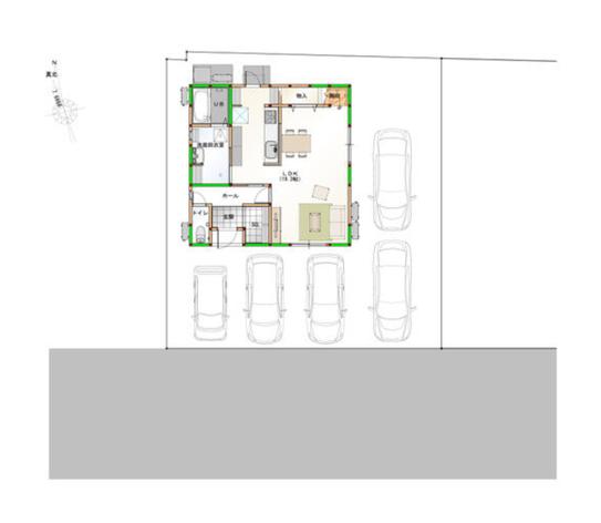新築戸建 阿南市羽ノ浦町中庄池ノ上 JR牟岐線羽ノ浦駅 2,898万円