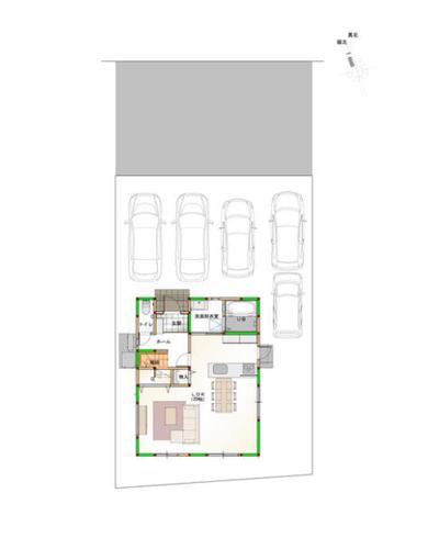 新築戸建 阿南市羽ノ浦町中庄池ノ上 JR牟岐線羽ノ浦駅 2,698万円