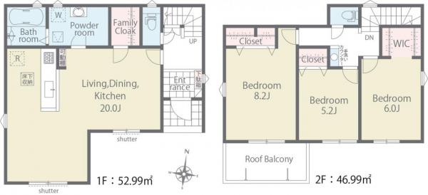 新築戸建 徳島市鮎喰町１丁目 JR徳島線鮎喰駅 2,820万円