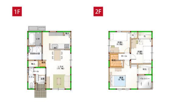 新築戸建 徳島市北沖洲１丁目 JR牟岐線阿波富田駅 1,898万円