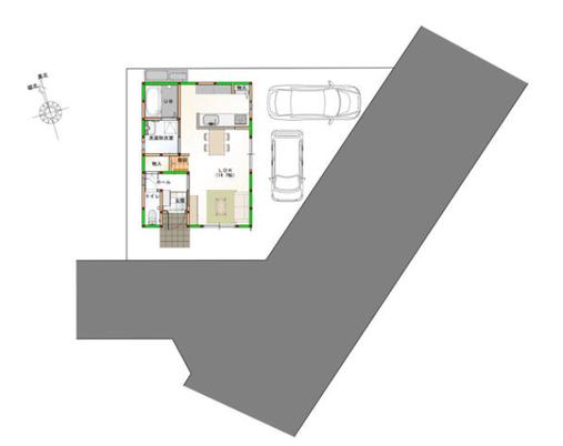 新築戸建 徳島市北沖洲１丁目 JR牟岐線阿波富田駅 1,898万円