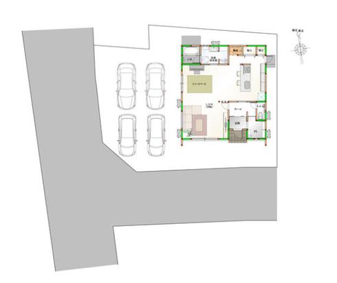 新築戸建 板野郡藍住町住吉字若宮 JR高徳線勝瑞駅 3,748万円