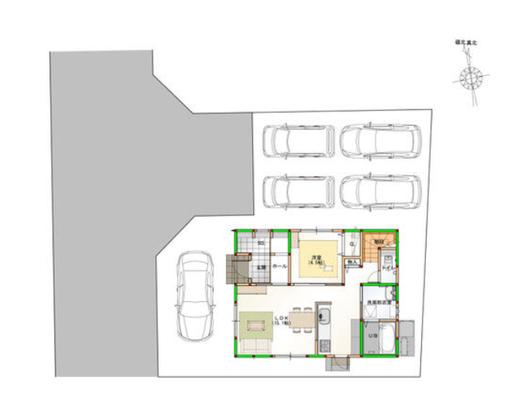 新築戸建 板野郡藍住町住吉字若宮 JR高徳線勝瑞駅 2,698万円
