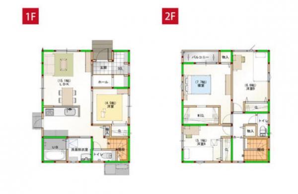 新築戸建 板野郡北島町鯛浜字大西 JR高徳線吉成駅 2,598万円