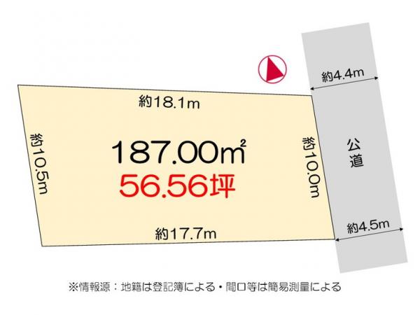 土地 徳島市津田本町１丁目 JR牟岐線阿波富田駅 500万円