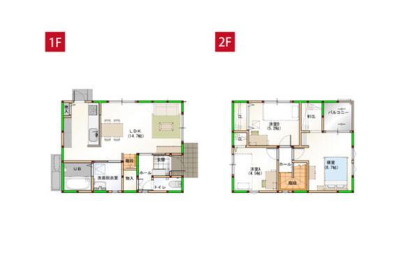 新築戸建 板野郡藍住町東中富字東傍示 JR高徳線板野駅 1,998万円