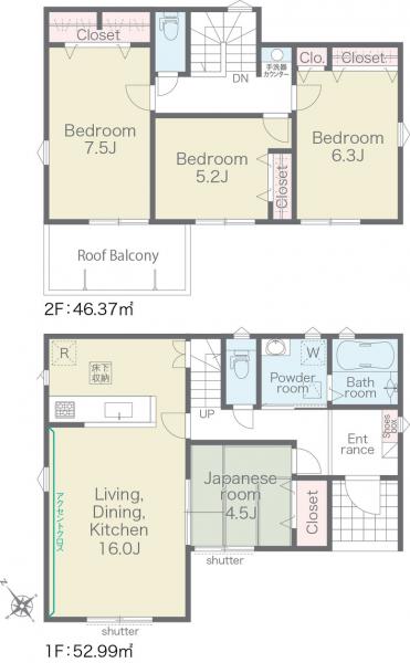 新築戸建 徳島市応神町吉成字只津 JR高徳線吉成駅 2,580万円