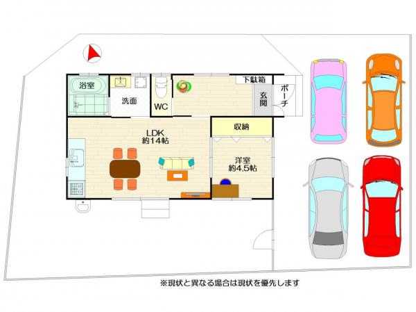 中古戸建 徳島市下町本丁 JR徳島線府中駅 800万円