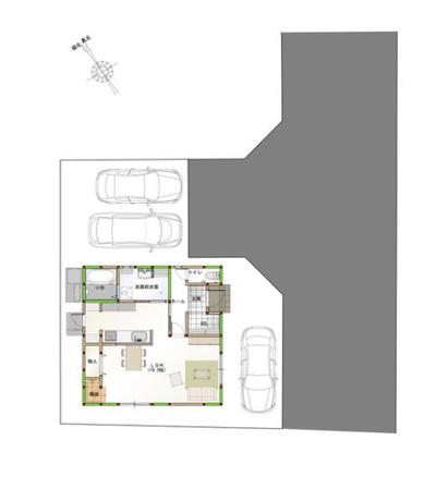新築戸建 板野郡藍住町勝瑞字幸島 JR高徳線勝瑞駅 2,498万円