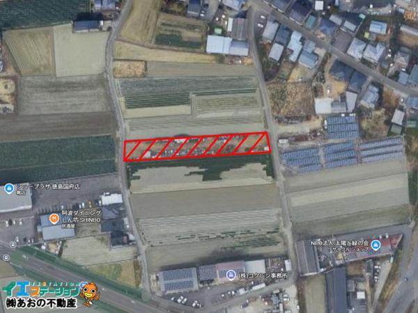 土地 徳島市国府町南岩延 JR徳島線鮎喰駅 1,370万円