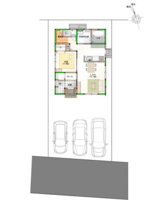 新築戸建 板野郡北島町中村字前田道添 JR高徳線吉成駅 2,798万円
