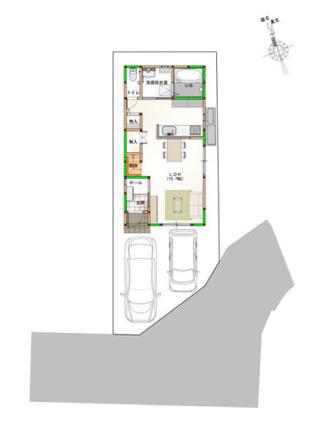 新築戸建 徳島市中昭和町４丁目 JR牟岐線阿波富田駅 2,198万円