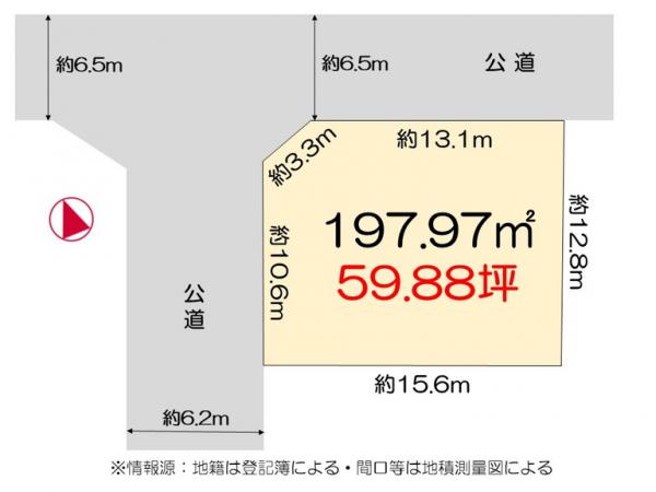 土地 徳島市北沖洲１丁目 JR牟岐線阿波富田駅 1,140万円