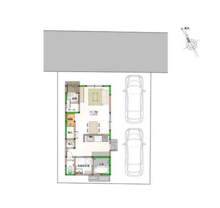 新築戸建 徳島市八万町千鳥 JR牟岐線文化の森駅 2,398万円