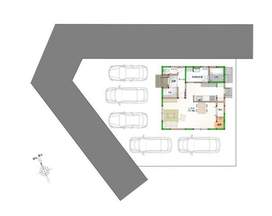 新築戸建 徳島市西新浜町１丁目 JR牟岐線文化の森駅 2,798万円