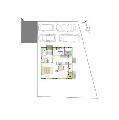 新築戸建 徳島市かちどき橋６丁目 JR牟岐線二軒屋駅 3,598万円