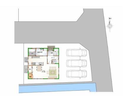 新築戸建 板野郡藍住町東中富字北傍示 JR高徳線板野駅 2,598万円