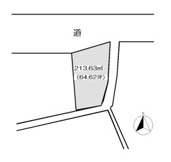 垂水市海潟　売地 土地図面