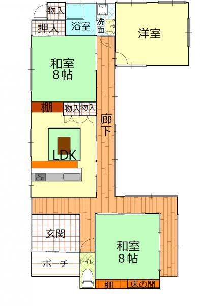 中古戸建 鹿児島県鹿屋市上谷町2-22 JR日南線志布志駅 598万円