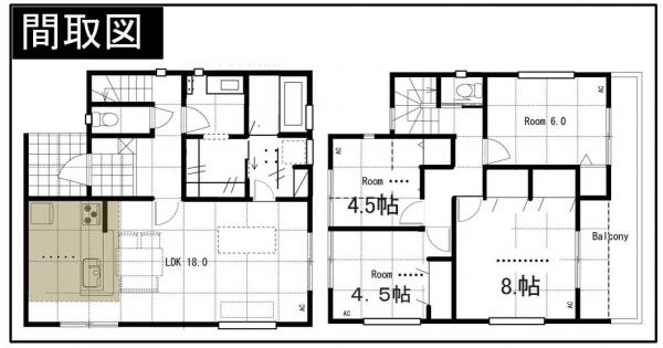 新築戸建 佐倉市井野1353-2の一部 京成本線志津駅 3,580万円