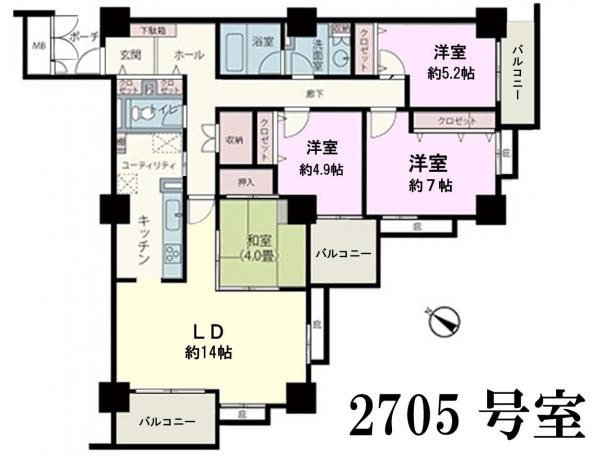 中古マンション 佐倉市ユーカリが丘４丁目 京成本線ユーカリが丘駅 2,780万円