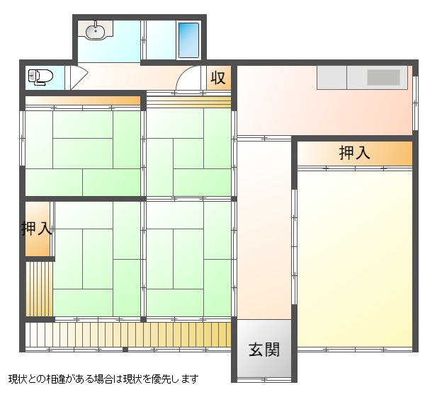 中古戸建 久米郡久米南町峠628 津山線神目駅 350万円