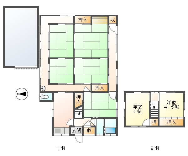 中古戸建 津山市中原 JR姫新線美作大崎駅 780万円