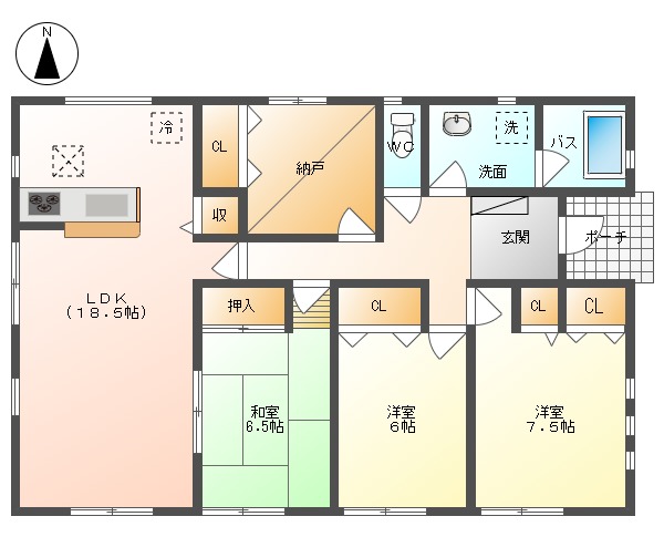 新築戸建 津山市東一宮 津山線津山駅 2680万円