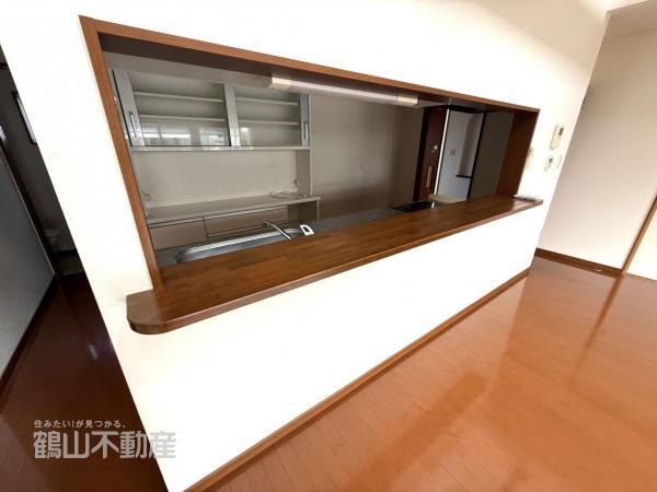 津山市　草加部戸建 リビング 