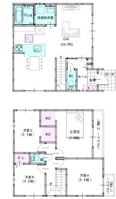 新築戸建 岡山市北区一宮628-3 吉備線備前一宮駅 3,548万円