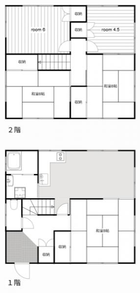 中古戸建 津山市小原61-8 JR姫新線津山駅 580万円