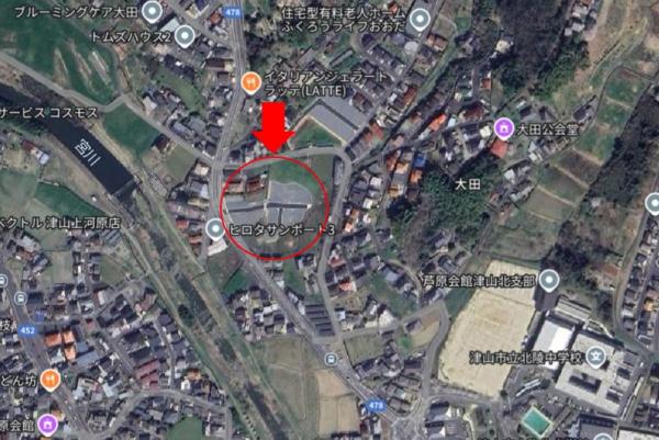 土地 津山市大田45-11 JR津山線津山駅 910万円